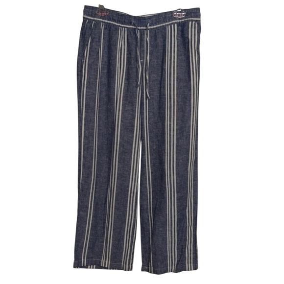 🌹Old Navy Striped Blue Pants - Picture 1 of 7